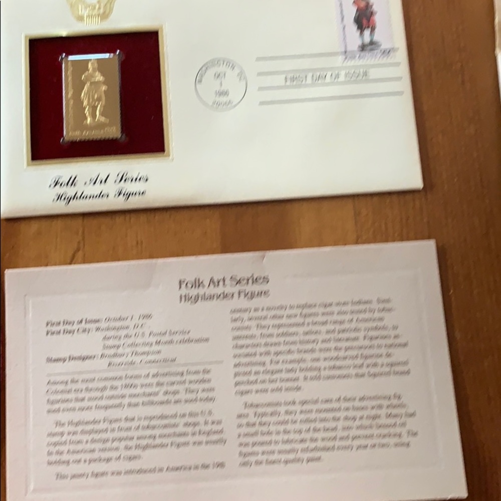 Commemorative envelopes